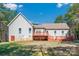 Ranch style home with large backyard and deck at 121 Pebble Creek Dr, Stony Point, NC 28678