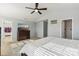 Bedroom featuring vaulted ceilings includes a TV and comfortable bed at 107 Gray Willow St, Mooresville, NC 28117