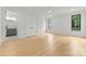 Bright bedroom featuring hardwood floors, a ceiling fan and lots of natural light at 4142 Pineview Rd, Charlotte, NC 28211