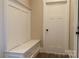 Built-in bench with storage in hallway at 1405 Coppergate Dr, Salisbury, NC 28147