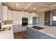 Open kitchen with stainless steel appliances and island at 1405 Coppergate Dr, Salisbury, NC 28147