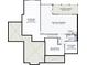 Basement floor plan featuring a finished area, unfinished storage, mechanical room, and a covered porch at 106 Windbluff Ct # 163, Statesville, NC 28677