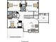Second floor plan illustrating layout of bedrooms, bathrooms, loft, and laundry suite at 106 Windbluff Ct # 163, Statesville, NC 28677