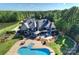 Luxury home with pool and pond on a large lot at 525 Lake Lynn Rd, Concord, NC 28025