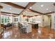 Open kitchen with island and breakfast area at 525 Lake Lynn Rd, Concord, NC 28025