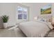 Bedroom with large window and neutral decor at 2121 Acclaim St, Charlotte, NC 28205