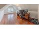 Spacious attic bedroom with hardwood floors and home office at 404 W Kerr St, Salisbury, NC 28144