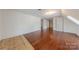 Large attic bedroom with hardwood floors and ample space at 404 W Kerr St, Salisbury, NC 28144