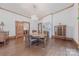 Spacious dining room with hardwood floors and antique furniture at 404 W Kerr St, Salisbury, NC 28144