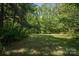 Wooded backyard with grassy area at 1571 Branchville Rd, Shelby, NC 28150