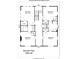 Second floor plan featuring four bedrooms and ample closet space at 215 N Main St, Belmont, NC 28012