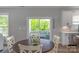 Bright dining area with sliding glass doors to deck at 4212 Linville Way, Fort Mill, SC 29707