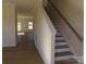 Elegant staircase leading to the upper level at 1145 Philbeck Rd # 11, York, SC 29745