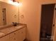 Bathroom with granite countertop double vanity, and separate toilet area at 1187 Philbeck Rd # 13, York, SC 29745