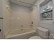 Bathroom with a jetted bathtub and shower at 17810 Half Moon Ln # Q, Cornelius, NC 28031