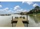 Lakefront dock with seating area, perfect for relaxing and enjoying water views at 17810 Half Moon Ln # Q, Cornelius, NC 28031