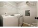 Convenient laundry room with washer and dryer hookups at 17810 Half Moon Ln # Q, Cornelius, NC 28031