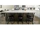 Large kitchen island with seating for four at 204 Kimball Rd, China Grove, NC 28023