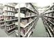 Long library with floor to ceiling bookshelves at 204 Kimball Rd, China Grove, NC 28023