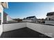 Outdoor deck featuring black deck boards, white siding, and an amazing elevated view of the neighborhood at 1413 Collier Walk Aly # Csw0106, Charlotte, NC 28205