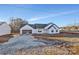 Newly constructed home with gray roof and white siding at 6100 Lowder Rd, Salisbury, NC 28147