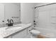 Updated bathroom with granite countertop and bathtub at 6122 Lowder Rd, Salisbury, NC 28147