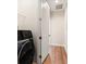 Laundry room with washer and open door at 320 Ferebee Pl # Brx0021, Charlotte, NC 28213