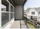 Balcony with a view of the neighborhood of a modern home at 312 Ferebee Pl # Brx0023, Charlotte, NC 28213