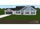 Rendering of a charming single-Gathering home with well-manicured lawn and attached two car garage at 6147 Long Branch Rd, Salisbury, NC 28147