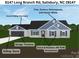 Charming single-story home showcasing bone siding and nantucket accent siding at 6147 Long Branch Rd, Salisbury, NC 28147