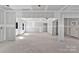 Unfinished living room showcasing open layout, with a window and door at 6147 Long Branch Rd, Salisbury, NC 28147