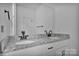 Modern bathroom featuring double sinks with granite countertops and stylish fixtures at 6155 Long Branch Rd, Salisbury, NC 28147