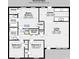 3-bedroom, 2-bathroom floor plan with a large living room at 2327 Hope Valley Ln, Charlotte, NC 28213