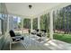 Inviting covered patio with stylish seating, perfect for outdoor relaxation overlooking the backyard at 2016 Cedar Falls Dr # 7, Waxhaw, NC 28173