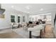 Spacious living room open to the kitchen and dining area with large windows for ample light at 2016 Cedar Falls Dr # 7, Waxhaw, NC 28173