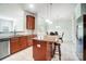 Modern kitchen with granite countertops and stainless steel appliances at 14447 Waterlyn Dr, Charlotte, NC 28278