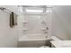 Bathroom featuring a white shower-tub combination and chrome shower fixtures at 130 Summerhill Dr # 16, Mooresville, NC 28115