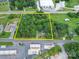 Aerial view showing house location and surrounding lot at 5237 Nc Highway 90 E Hwy, Hiddenite, NC 28636