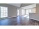 Bright living room with hardwood floors and access to backyard at 248 Pioneer Dr # 990, Mount Gilead, NC 27306