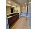 Double vanity bathroom with soaking tub and separate shower at 701 Royal Ct # 309, Charlotte, NC 28202