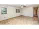Dining room with tile floors and a ceiling fan at 621 Oak Grove Rd, Kings Mountain, NC 28086