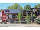 Inviting outdoor seating at Ale's features string lights, shaded pergola, and lively street views at 1125 Kurt Ct, Charlotte, NC 28209