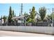 Modern Woodlawn Station with sleek canopies, pedestrian access, and nearby tree lined street at 1125 Kurt Ct, Charlotte, NC 28209