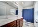 Bathroom with double sinks and shower/tub combo at 3206 Thorpe Ln, Clover, SC 29710