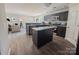 Stylish kitchen with a functional island, stainless steel appliances, and ample cabinet space at 805 W Main St, Marshville, NC 28103