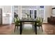 Elegant dining room with a large window, stylish furniture, and contemporary design at 833 B Wynnshire Dr # 55, Hickory, NC 28601