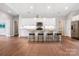 Spacious kitchen featuring a large kitchen island, modern appliances, and ample counter space at 833 B Wynnshire Dr # 55, Hickory, NC 28601