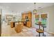 Spacious kitchen seamlessly connects to the living area, offering modern amenities and barstool seating at 2907 Meherrin Ct, Waxhaw, NC 28173