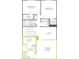 Detailed floor plan highlighting the bedrooms, bathrooms, and loft on the upper level of this home at 133 Armstrong Rd, Belmont, NC 28012