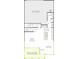 Detailed floor plan showcasing the layout of the kitchen, dining area, and garage on the main floor at 133 Armstrong Rd, Belmont, NC 28012